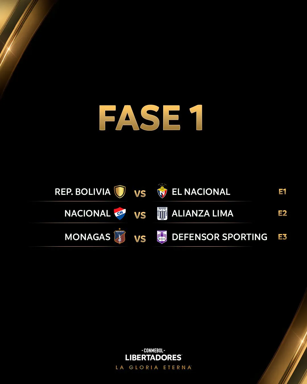 Fase 1 de la Copa Libertadores 2025 ADG 2024
